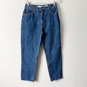 Vintage Bugle Boy Original Jeans Womens 6 Tapered Ankle Leg Cotton High Rise